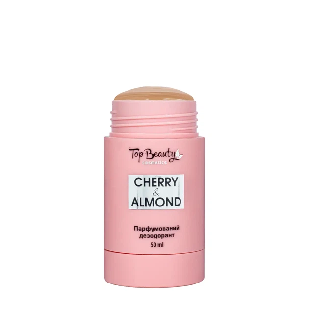 Дезодорант для тіла жіночий Top Beauty Cherry & Almond парфумований з пробіотиком - Фото 2 Дезодорант для тіла жіночий Top Beauty Cherry & Almond парфумований з пробіотиком - зображення 2