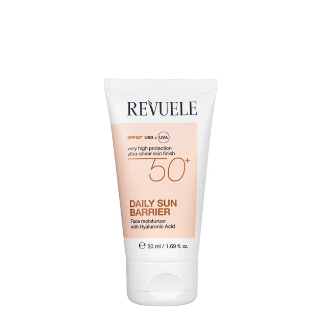 Крем-бар'єр для обличчя сонцезахисний Revuele Daily Sun Barrier SPF 50, 50 мл - Фото 2 Крем-бар'єр для обличчя сонцезахисний Revuele Daily Sun Barrier SPF 50, 50 мл - зображення 2