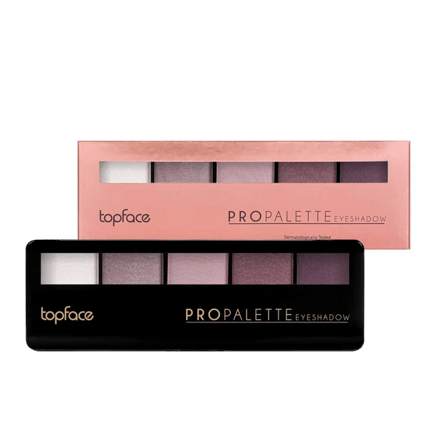 Палетка теней для век 5 оттенков Тopface Pro Palette, № 19 - Фото 1 Палетка теней для век 5 оттенков Тopface Pro Palette, № 19 - изображение 1
