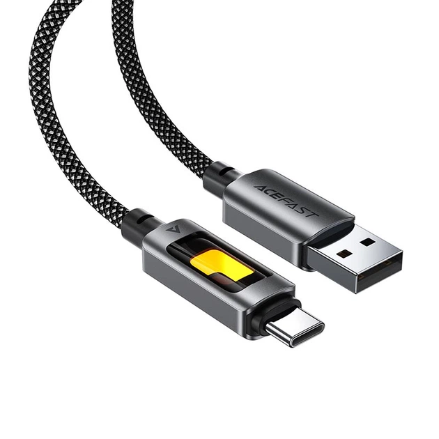 Кабель ACEFAST USB-A to USB-C fantasy color series braided Charging data cable C21-04 |1.2m, 3A| - Фото 5 Кабель ACEFAST USB-A to USB-C fantasy color series braided Charging data cable C21-04 |1.2m, 3A| - изображение 5
