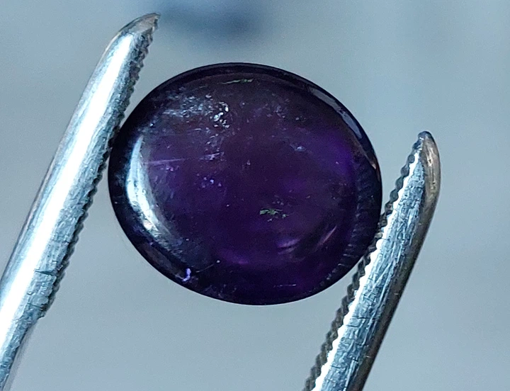 Аметист кабошон 6.35 Ct 12.7 х 11 мм (130411) - Фото 3 Аметист кабошон 6.35 Ct 12.7 х 11 мм (130411) - изображение 3