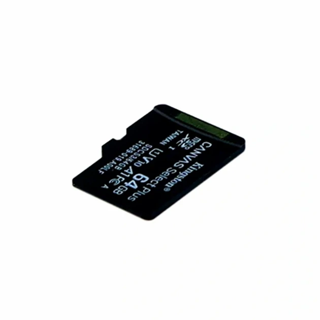 Карта пам'яті microSDXC Kingston Canvas Select Plus 64GB UHS-I A1 чорний для фото та відео - Фото 1 Карта пам'яті microSDXC Kingston Canvas Select Plus 64GB UHS-I A1 чорний для фото та відео - зображення 1