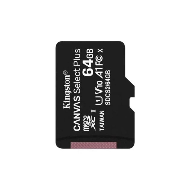 Карта пам'яті microSDXC Kingston Canvas Select Plus 64GB UHS-I A1 чорний для фото та відео - Фото 5 Карта пам'яті microSDXC Kingston Canvas Select Plus 64GB UHS-I A1 чорний для фото та відео - зображення 5