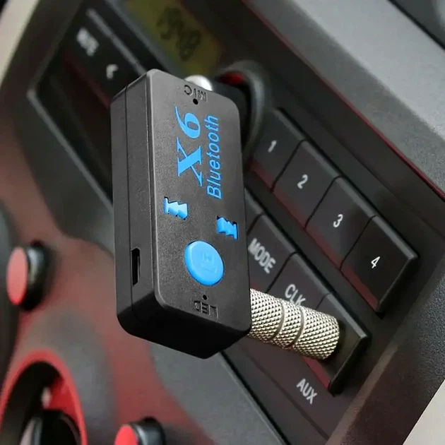 Bluetooth приймач BT-X6+TF з підтримкою TF карт 3.5 мм входом та гучним зв'язком до 8 годин роботи - Фото 2 Bluetooth приймач BT-X6+TF з підтримкою TF карт 3.5 мм входом та гучним зв'язком до 8 годин роботи - зображення 2