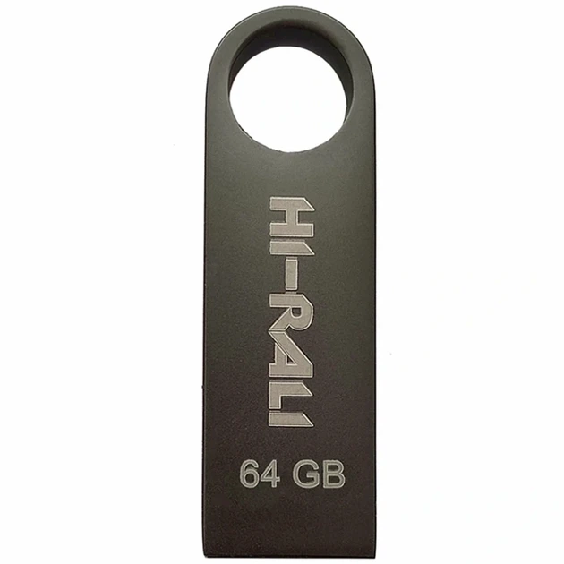 USB флешка 64Гб черный металл для хранения и переноса данных Hi-Rali Shuttle - Фото 1 USB флешка 64Гб черный металл для хранения и переноса данных Hi-Rali Shuttle - изображение 1