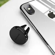 Автодержатель Borofone BH8 Черный магнитный для смартфона крепление на вентиляционную решетку два металлических пластины - изображение 8