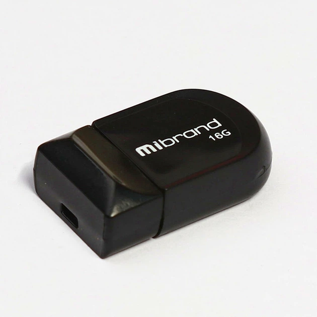 USB флешка 16 Гб Wibrand Scorpio черный пластик и металл для хранения данных - изображение 4