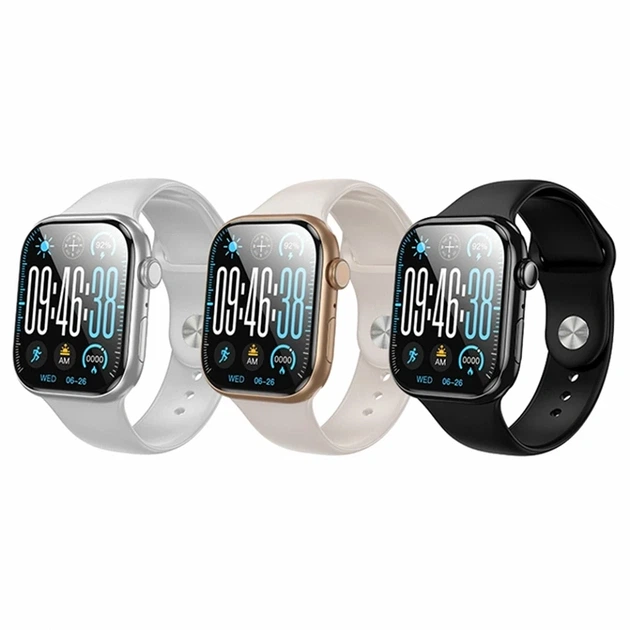 Смарт часы Hoco Y30 Черный 2 дюйма Bluetooth 5.0 IP67 мониторинг сна спорт - зображення 2