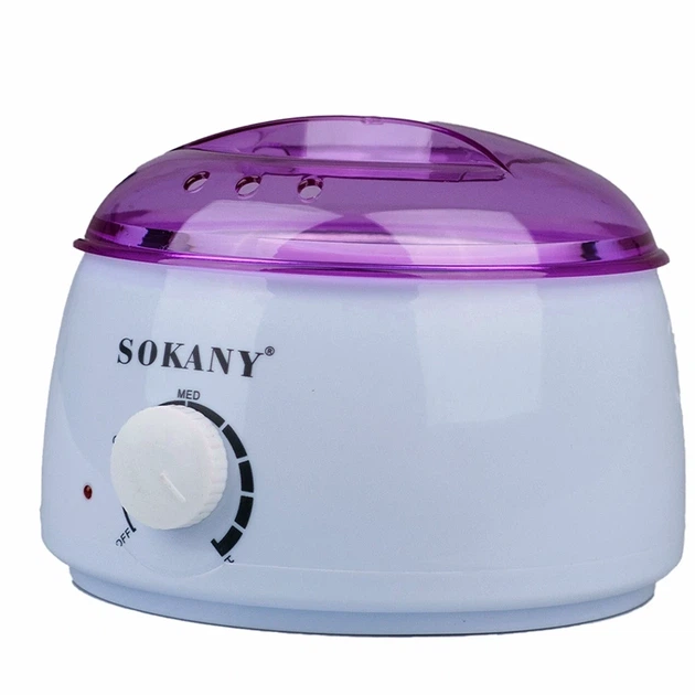 Воскоплав SOKANY 500мл 50 Вт с терморегулятором для воска и парафина белый - изображение 2