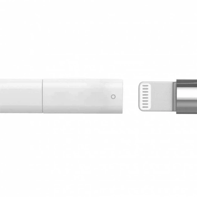Адаптер Type-C для стилуса Apple Pencil 1st gen Lightning белый пластиковый - Фото 5 Адаптер Type-C для стилуса Apple Pencil 1st gen Lightning белый пластиковый - изображение 5