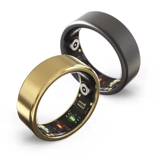 Смарт-кільце XO Smart Ring RS01 розмір 10 (19,8mm) золотий титан з функціями контролю здоров'я та управління смартфоном - Фото 7 Смарт-кільце XO Smart Ring RS01 розмір 10 (19,8mm) золотий титан з функціями контролю здоров'я та управління смартфоном - зображення 7