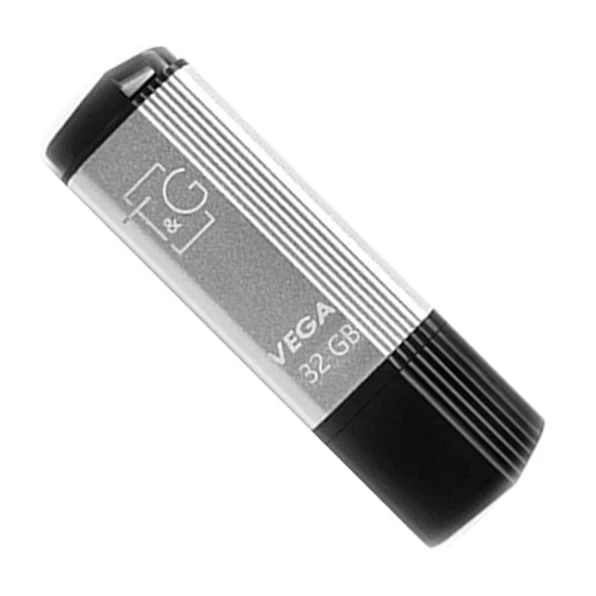 USB флешка 32 ГБ T&G Vega 121 сірий пластик метал для зберігання даних - зображення 3