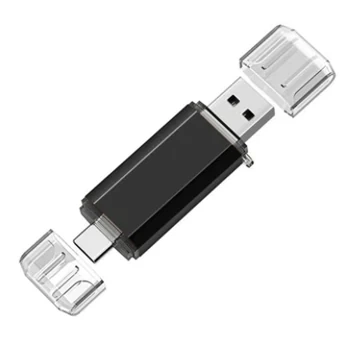 Флешка USB Flash Drive T&G 32GB USB Type C Черный для хранения и переноса данных - Фото 4 Флешка USB Flash Drive T&G 32GB USB Type C Черный для хранения и переноса данных - изображение 4