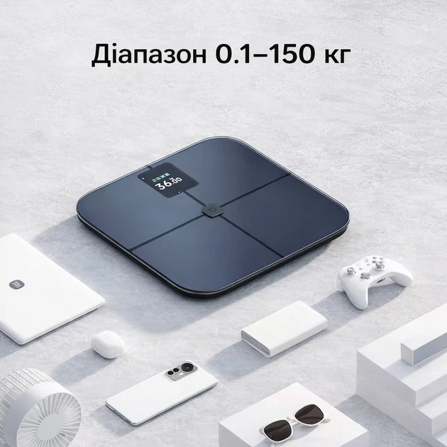 Розумні ваги Mijia Body Fat Scale S400 Pro з кольоровим TFT-екраном 3,5 дюйма, Bluetooth 5.1 - изображение 5