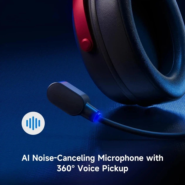 Навушники MCHOSE V9 PRO Black Бездротова Ігрова Гарнтура, Радиоканал/Bluetooth/3.5мм. Знімний Мікрофон, RGB Підсвічування, 7.1 Акумулятор 250 Годин. PC/PS4/PS5/Switch/Xbox - Фото 8 Навушники MCHOSE V9 PRO Black Бездротова Ігрова Гарнтура, Радиоканал/Bluetooth/3.5мм. Знімний Мікрофон, RGB Підсвічування, 7.1 Акумулятор 250 Годин. PC/PS4/PS5/Switch/Xbox - зображення 8