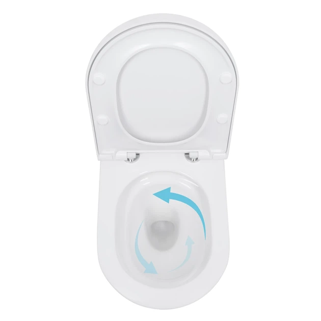 Унитаз подвесной Qtap Scorpio ML Ultra Quiet 520×365×365 мм, с сиденьем Soft-close MagLock, White QTSCOML26W49624 - изображение 6