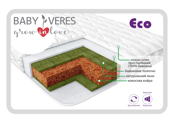 Матрас Baby Veres "ECO" 120*60*10 см. - изображение 2