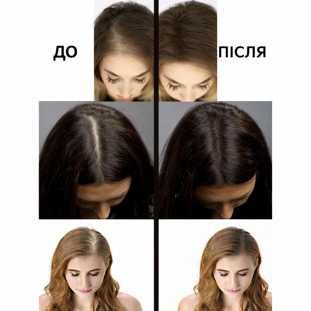 Камуфляж для волос Sevich Dark brown пудра для волос средство от залысин средство для густоты волос - изображение 4