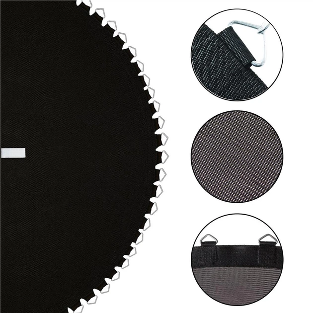 Mata do trampoliny Springos 366 cm na 72 sprężyny (5903021932211) - obraz 7