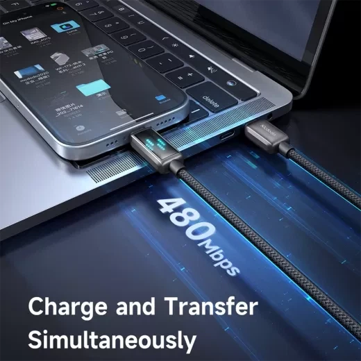 Кабель Mcdodo CA-4250 USB-C to USB-C 100W 1.2м Black - изображение 3