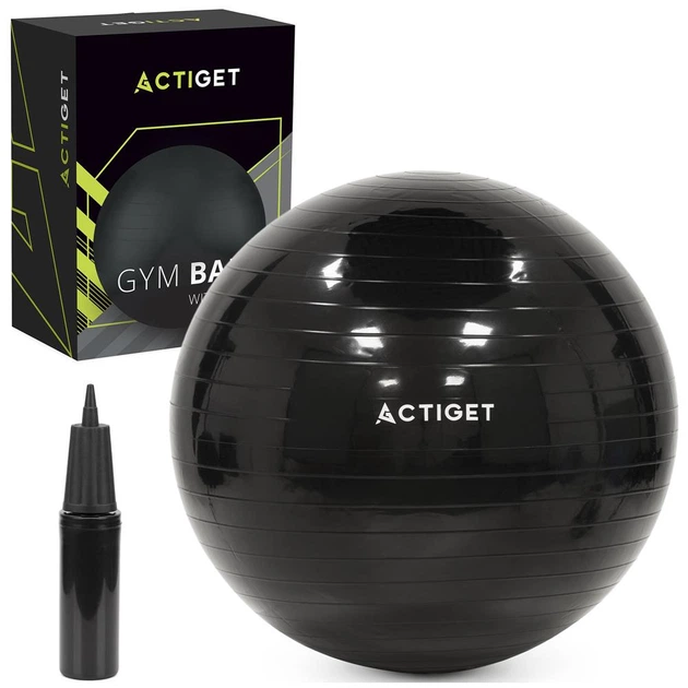 Фітнес м'яч Actiget ACT0148 з насосом 85 см (5908455309707) - зображення 7