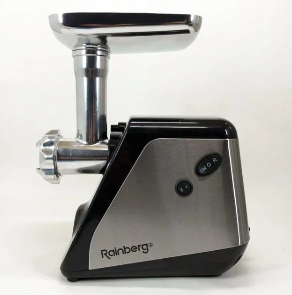 М'ясорубка Rainberg RB-676 3800W з реверсом, продуктивність 2–3 кг/хв, 3 решітки 3 мм 5 мм 7 мм, насадка для соку та кеббе, електрична шнекова м'ясорубка для дому - Фото 2 М'ясорубка Rainberg RB-676 3800W з реверсом, продуктивність 2–3 кг/хв, 3 решітки 3 мм 5 мм 7 мм, насадка для соку та кеббе, електрична шнекова м'ясорубка для дому - изображение 2