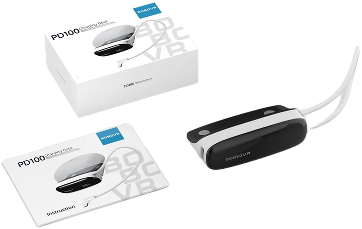 Stacja ładująca BoboVR PD100 do BoboVR B100 White (6937267000549) - obraz 2