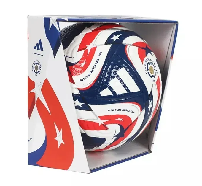 М'яч футбольний Adidas FIFA World Cup Pro розмір 5, біло-синій - Фото 8 М'яч футбольний Adidas FIFA World Cup Pro розмір 5, біло-синій - зображення 8