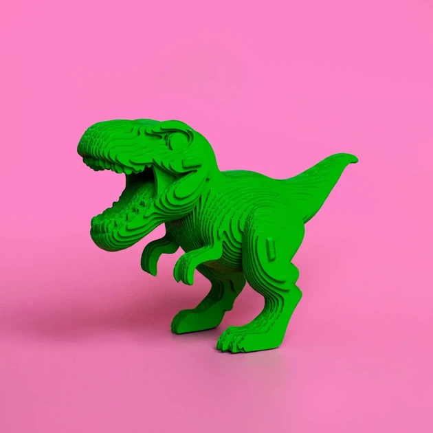 3D Пазл Конструктор Картонный Cartonic Тиранозавр Динозавр (Tyrannosaurus Collectible) 58 деталей - Фото 5 3D Пазл Конструктор Картонный Cartonic Тиранозавр Динозавр (Tyrannosaurus Collectible) 58 деталей - изображение 5