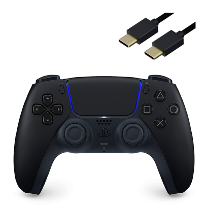 Геймпад Беспроводной Sony PlayStation 5 DualSense PC Ready Midnight Black - Фото 1 Геймпад Беспроводной Sony PlayStation 5 DualSense PC Ready Midnight Black - изображение 1