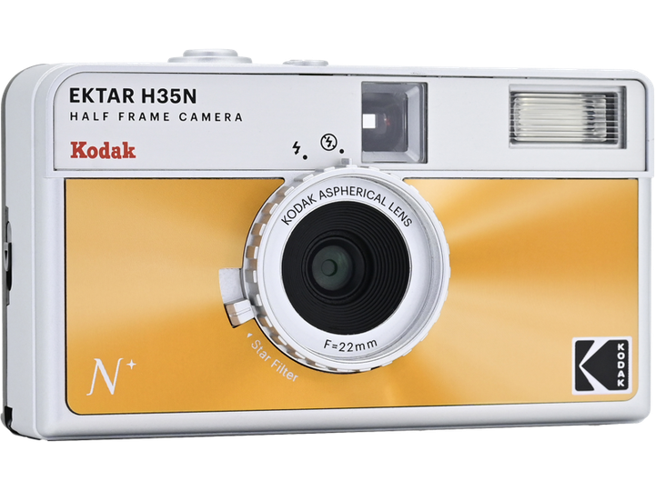 Плівкова фотокамера Kodak EKTAR H35N Camera Glazed Orange - изображение 3