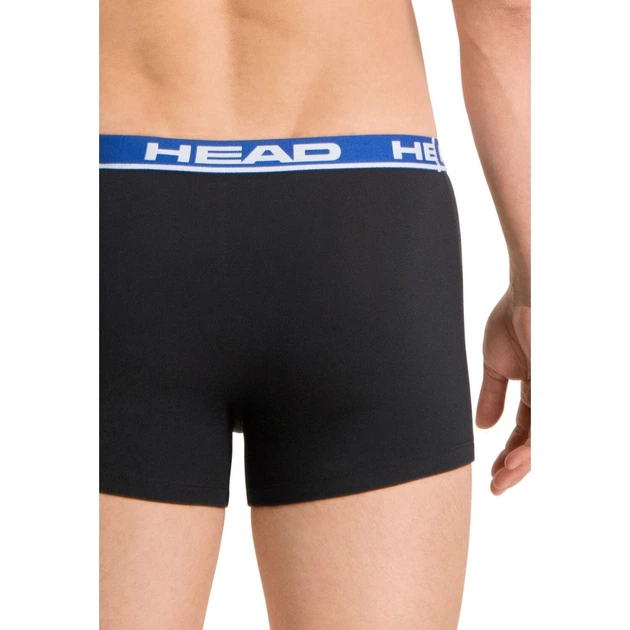 Трусы (боксерки) Head BASIC BOXER 2P черно-синие (2 штуки) L 701202741-008 - изображение 7