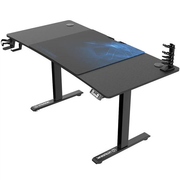 Стіл Ultradesk LEVEL V2 140см Регулювання висоти Чорно-синій - Фото 2 Стіл Ultradesk LEVEL V2 140см Регулювання висоти Чорно-синій - зображення 2