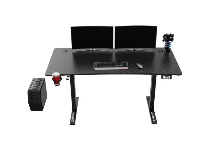 Геймерський стіл Ultradesk LEVEL V2 Black (без килимка) - Фото 2 Геймерський стіл Ultradesk LEVEL V2 Black (без килимка) - изображение 2