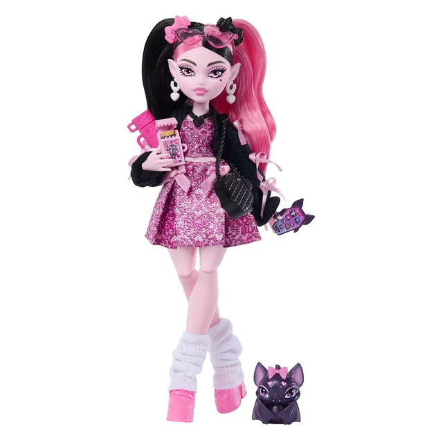 Лялька Monster High Монстро-класика Нова ніч Дракулора (JHK29) - Фото 3 Лялька Monster High Монстро-класика Нова ніч Дракулора (JHK29) - зображення 3