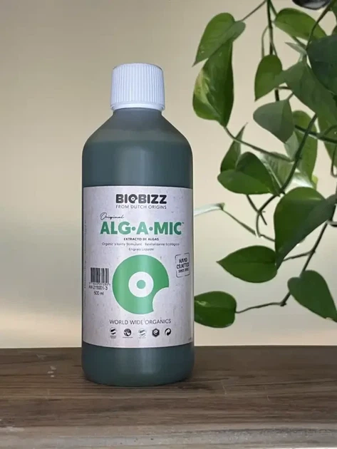 Органічний стимулятор росту рослин Alg-A-Mic BIOBIZZ 500ml - Фото 5 Органічний стимулятор росту рослин Alg-A-Mic BIOBIZZ 500ml - изображение 5