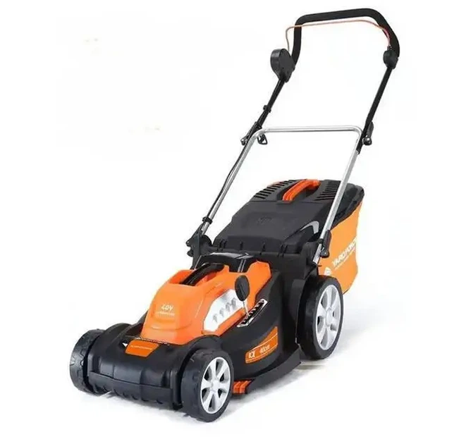 Газонокосарка акумуляторна Yard Force LM G37 40V Cordless Lawnmower для газону самохідна косарка для будинку з регулюванням висоти скошування для площі до 500 м2 - изображение 4