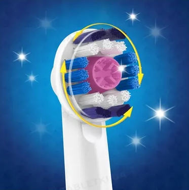 Насадки совместимы с электрической зубной щеткой Oral-B 3D White 4 шт - изображение 2