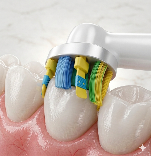 Насадки совместимы с электрической зубной щеткой Oral-B Floss Action 3 шт - изображение 2