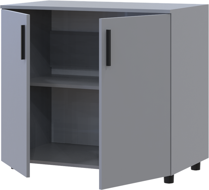 Комод Doros Торн Серый 2 ДСП 90х51.6х80 (41510147) - изображение 4