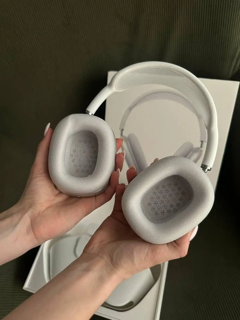 Беспроводные наушники Pods Max White с ANC, накладные, Bluetooth 5.0, шумоподавление, микрофон, белые - изображение 3