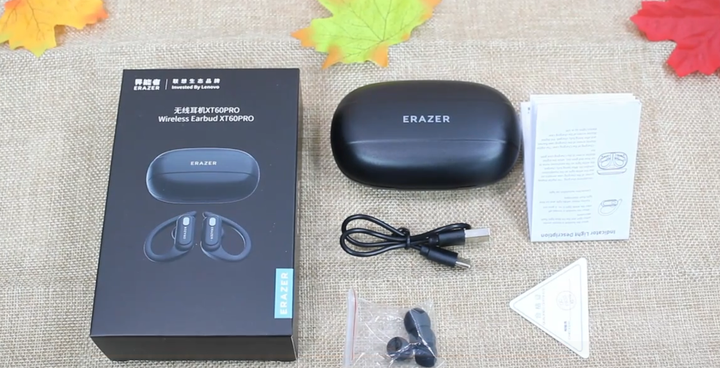 Беспроводные спортивные наушники Lenovo Erazer XT60 TWS Bluetooth, сенсорные со спортивным креплением за ухо - изображение 12
