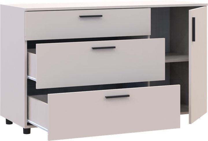 Комод Doros Торн Кашемир 3Ш/1Д 135х51.6х80 (41510187) - изображение 5