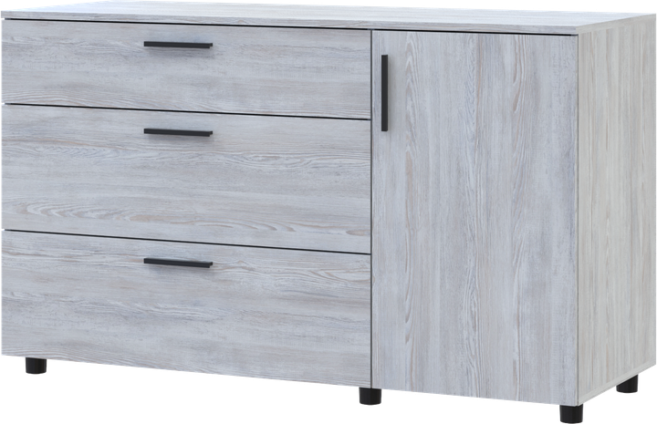 Комод Doros Торн Сосна Натти 3Ш/1Д 135х51.6х80 (41510179) - Фото 1 Комод Doros Торн Сосна Натти 3Ш/1Д 135х51.6х80 (41510179) - изображение 1