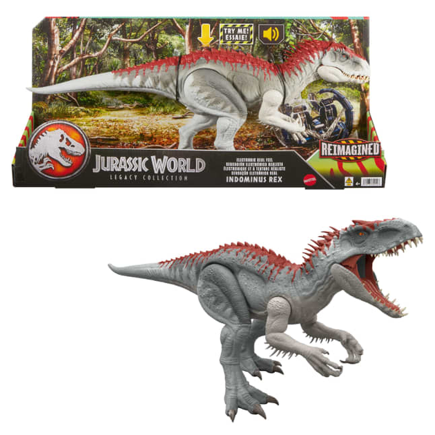 Динозавр Индоминус Рекс Мир юрского периода Jurassic World Electronic Real Feel Indominus Rex Mattel (JGB61) - Фото 1 Динозавр Индоминус Рекс Мир юрского периода Jurassic World Electronic Real Feel Indominus Rex Mattel (JGB61) - изображение 1