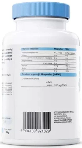 Selen Osavi Selen 200 μg 180 kapsułek (5904139921029) - obraz 3