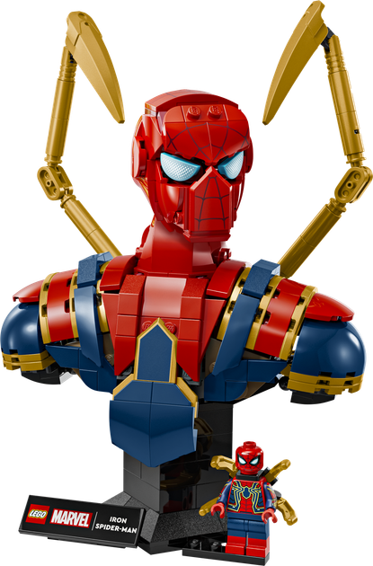 Zestaw klocków LEGO Marvel Popiersie Iron Spider - Mana 379 elementów (76326) - obraz 2