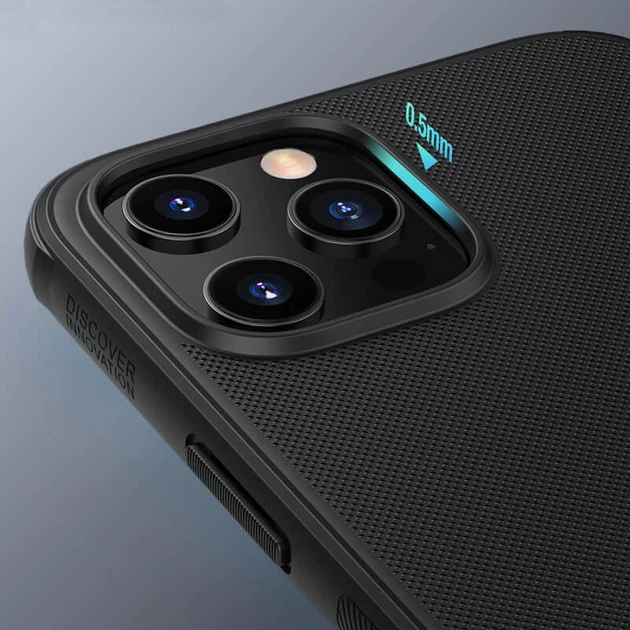 Чохол Nillkin Matte Pro на Apple iPhone 13 Pro (6.1") Чорний / Black - Фото 2 Чохол Nillkin Matte Pro на Apple iPhone 13 Pro (6.1") Чорний / Black - зображення 2