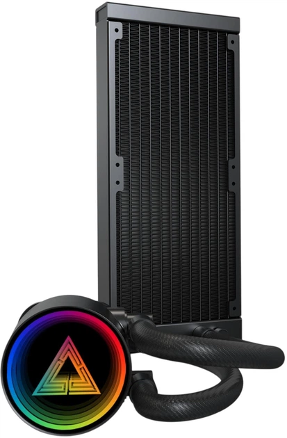 Система рідинного охолодження Montech LightFlow ARGB 240 Black - зображення 2