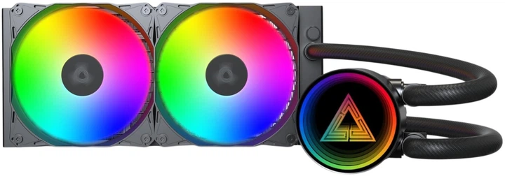 Система рідинного охолодження Montech LightFlow ARGB 240 Black - зображення 3